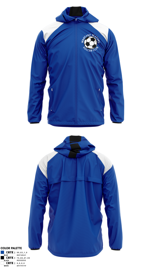 Windbreaker, Wantagh Seaford Soccer Club, Men's Soccer, Teamtime, Team time, sublimation, custom sports apparel, team uniforms, spirit wear, spiritwear, sports uniforms, custom shirts, team store, custom team store, fundraiser sports, apparel fundraiser