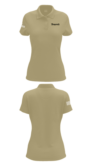 Womens Short Sleeve Performance Polo, Los Angeles Pirates, Softball, Teamtime, Team time, sublimation, custom sports apparel, team uniforms, spirit wear, spiritwear, sports uniforms, custom shirts, team store, custom team store, fundraiser sports, apparel fundraiser