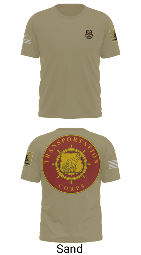 Old School Cotton Feel Shirt, 189th Transportation Company, , Teamtime, Team time, sublimation, custom sports apparel, team uniforms, spirit wear, spiritwear, sports uniforms, custom shirts, team store, custom team store, fundraiser sports, apparel fundraiser