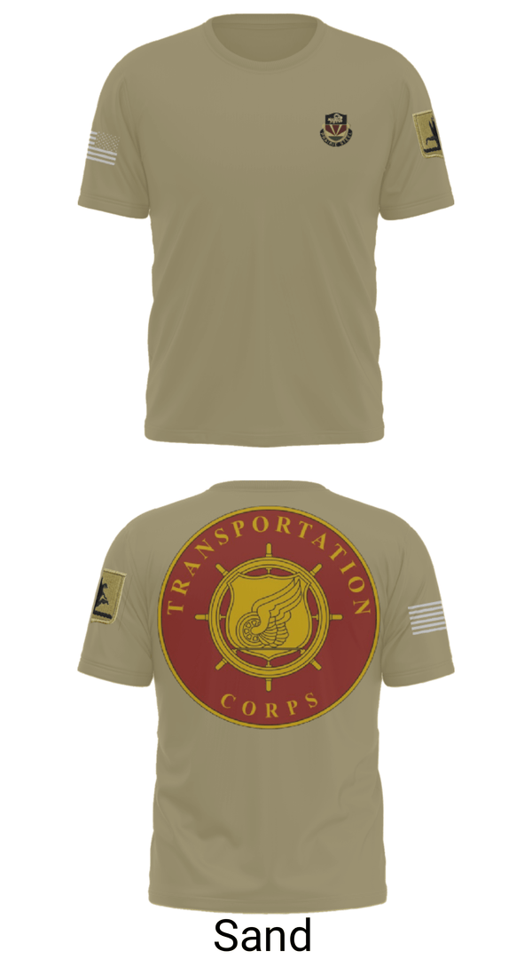 Old School Cotton Feel Shirt, 189th Transportation Company, , Teamtime, Team time, sublimation, custom sports apparel, team uniforms, spirit wear, spiritwear, sports uniforms, custom shirts, team store, custom team store, fundraiser sports, apparel fundraiser