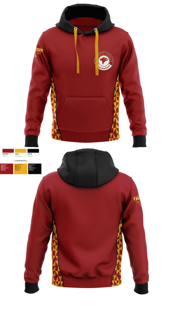 Hoodie, Falcons Girls Flag Football, , Teamtime, Team time, sublimation, custom sports apparel, team uniforms, spirit wear, spiritwear, sports uniforms, custom shirts, team store, custom team store, fundraiser sports, apparel fundraiser