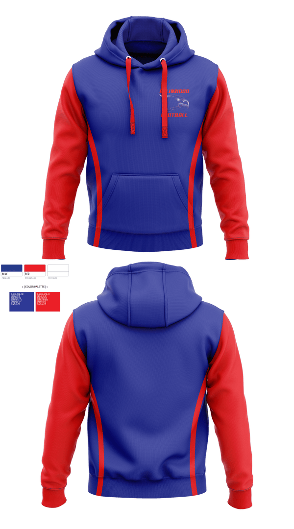 Hoodie, Ellinwood High School Football, Football, Teamtime, Team time, sublimation, custom sports apparel, team uniforms, spirit wear, spiritwear, sports uniforms, custom shirts, team store, custom team store, fundraiser sports, apparel fundraiser