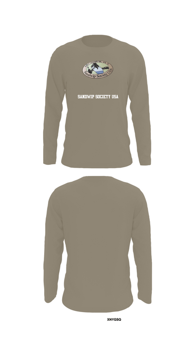 Sandwip society USA 25979511 Long Sleeve Performance Shirt - 32