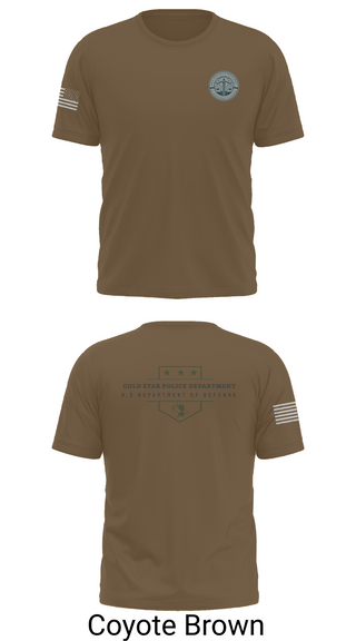 Old School Cotton Feel Shirt, GOLD STAR POLICE DEPARTMENT, , Teamtime, Team time, sublimation, custom sports apparel, team uniforms, spirit wear, spiritwear, sports uniforms, custom shirts, team store, custom team store, fundraiser sports, apparel fundraiser