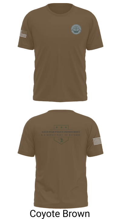 GOLD STAR POLICE DEPARTMENT 55137313 Old School Cotton Feel Shirt - 10