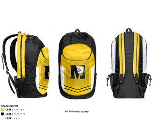 Gear Bag, McAlester Middle School Volleyball, Women's Volleyball, Teamtime, Team time, sublimation, custom sports apparel, team uniforms, spirit wear, spiritwear, sports uniforms, custom shirts, team store, custom team store, fundraiser sports, apparel fundraiser
