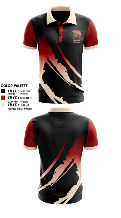 Rio Mesa 19946018 Short Sleeve Performance Polo - 1