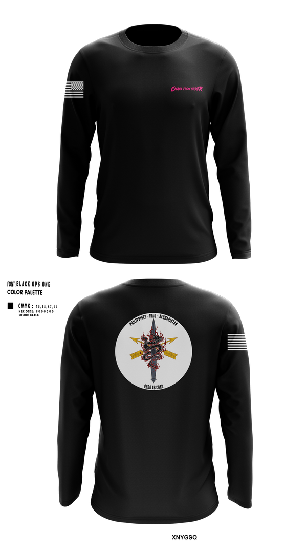 Long Sleeve Performance Shirt, ODB 170, Alpha Company, 3rd BN, 1SFG(A), Army, Teamtime, Team time, sublimation, custom sports apparel, team uniforms, spirit wear, spiritwear, sports uniforms, custom shirts, team store, custom team store, fundraiser sports, apparel fundraiser