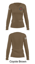189/34th unit 69510523 Women's Long Sleeve V-neck Shirt - 17