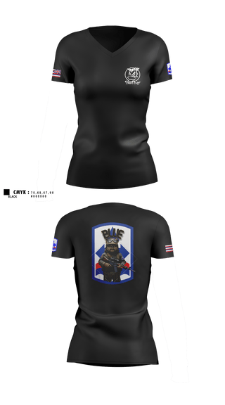 Women's Short Sleeve Vneck Shirt, Ewok dismount3rd PLT Bad BoysBad boyz3rd PLT Bad BoysBad Boiiz3rd PLT Bad BoysPT Bad Boiiz3rd PLT Bad BoysBlue Ewok, , Teamtime, Team time, sublimation, custom sports apparel, team uniforms, spirit wear, spiritwear, sports uniforms, custom shirts, team store, custom team store, fundraiser sports, apparel fundraiser