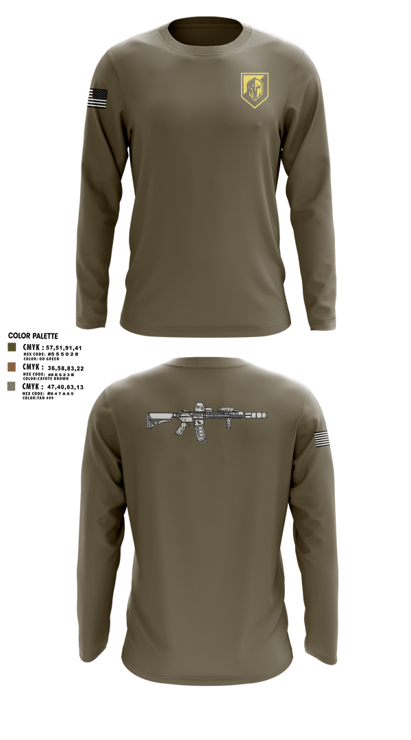 Long Sleeve Performance Shirt, Miami shooting, Space Force, Teamtime, Team time, sublimation, custom sports apparel, team uniforms, spirit wear, spiritwear, sports uniforms, custom shirts, team store, custom team store, fundraiser sports, apparel fundraiser