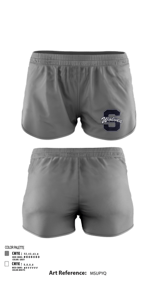Womens Shorts, Shawnee Middle School Cheer, Cheer, Teamtime, Team time, sublimation, custom sports apparel, team uniforms, spirit wear, spiritwear, sports uniforms, custom shirts, team store, custom team store, fundraiser sports, apparel fundraiser