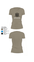 HQSPT Bn, PMO, Brig 79811584 Women's Short Sleeve V-neck Shirt - 64