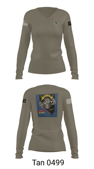 Women's Long Sleeve Vneck Shirt, 152 Port Dawgs, Air Force, Teamtime, Team time, sublimation, custom sports apparel, team uniforms, spirit wear, spiritwear, sports uniforms, custom shirts, team store, custom team store, fundraiser sports, apparel fundraiser