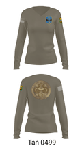 372 MOB 52561294 Women's Long Sleeve V-neck Shirt - 43