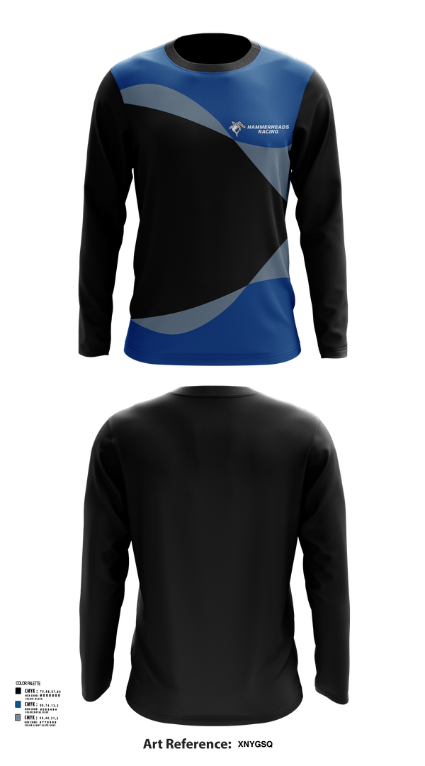 Long Sleeve Performance Shirt, Hammerheads Racing, Spirit Store, Teamtime, Team time, sublimation, custom sports apparel, team uniforms, spirit wear, spiritwear, sports uniforms, custom shirts, team store, custom team store, fundraiser sports, apparel fundraiser