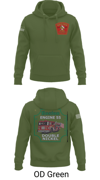 Hoodie, Boston Fire Department Engine 55, , Teamtime, Team time, sublimation, custom sports apparel, team uniforms, spirit wear, spiritwear, sports uniforms, custom shirts, team store, custom team store, fundraiser sports, apparel fundraiser