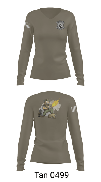 FIELD MESS 13244751 Women's Long Sleeve V-neck Shirt - 77