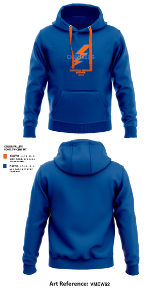 Hoodie, Central Middle School Golf, Golf, Teamtime, Team time, sublimation, custom sports apparel, team uniforms, spirit wear, spiritwear, sports uniforms, custom shirts, team store, custom team store, fundraiser sports, apparel fundraiser