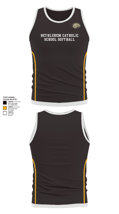 Bethlehem Catholic School Softball 33545016 Tank Top - 36