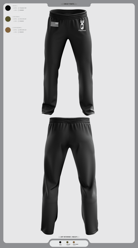 Sweatpants, F Central, Police, Teamtime, Team time, sublimation, custom sports apparel, team uniforms, spirit wear, spiritwear, sports uniforms, custom shirts, team store, custom team store, fundraiser sports, apparel fundraiser