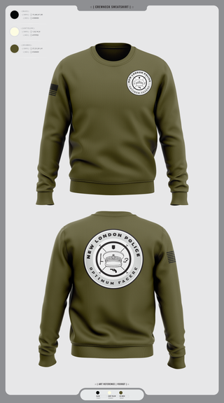 Crew Neck Sweatshirt, NLPD, Police, Teamtime, Team time, sublimation, custom sports apparel, team uniforms, spirit wear, spiritwear, sports uniforms, custom shirts, team store, custom team store, fundraiser sports, apparel fundraiser