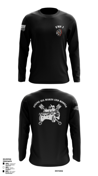 Long Sleeve Performance Shirt, FMS 1, OKARNG, , Teamtime, Team time, sublimation, custom sports apparel, team uniforms, spirit wear, spiritwear, sports uniforms, custom shirts, team store, custom team store, fundraiser sports, apparel fundraiser