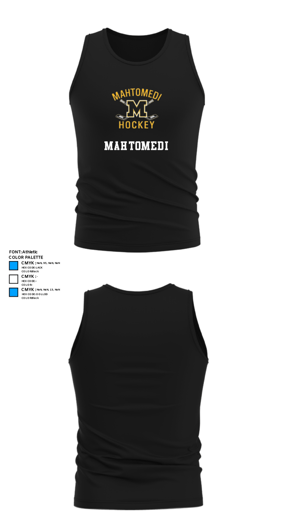 Tank Top, Mahtomedi, Ice Hockey, Teamtime, Team time, sublimation, custom sports apparel, team uniforms, spirit wear, spiritwear, sports uniforms, custom shirts, team store, custom team store, fundraiser sports, apparel fundraiser