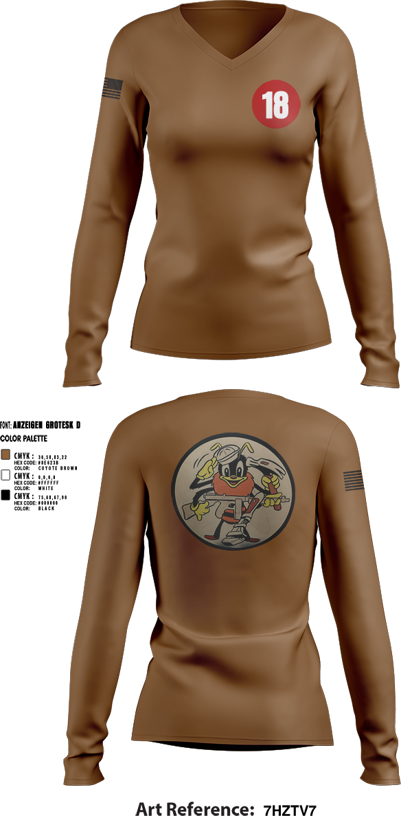 Womens Long Sleeve Vneck Shirt, NCB 18, , Teamtime, Team time, sublimation, custom sports apparel, team uniforms, spirit wear, spiritwear, sports uniforms, custom shirts, team store, custom team store, fundraiser sports, apparel fundraiser