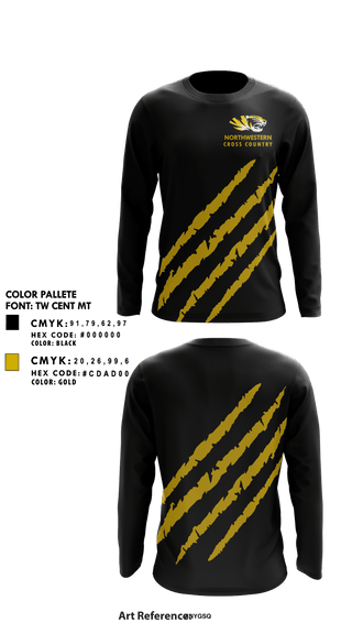 Long Sleeve Performance Shirt, Northwestern High School Cross Country, Cross Country, Teamtime, Team time, sublimation, custom sports apparel, team uniforms, spirit wear, spiritwear, sports uniforms, custom shirts, team store, custom team store, fundraiser sports, apparel fundraiser