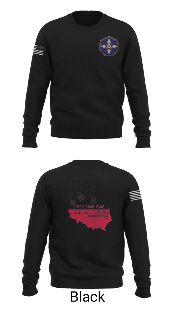 Crew Neck Sweatshirt, 909th HR Company, Army, Teamtime, Team time, sublimation, custom sports apparel, team uniforms, spirit wear, spiritwear, sports uniforms, custom shirts, team store, custom team store, fundraiser sports, apparel fundraiser