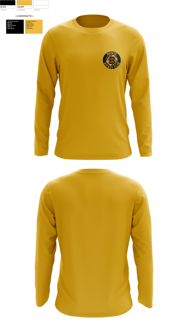 Long Sleeve Performance Shirt, Bowie Hockey Club, Ice Hockey, Teamtime, Team time, sublimation, custom sports apparel, team uniforms, spirit wear, spiritwear, sports uniforms, custom shirts, team store, custom team store, fundraiser sports, apparel fundraiser