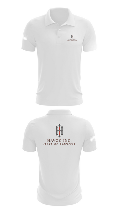 HAVOC INC 6408447 Short Sleeve Performance Polo - 9