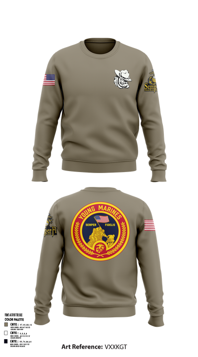 Rogue Valley 54220883 Crew Neck Sweatshirt - 105