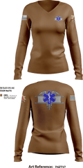14th MP Co. 65648550 Women's Long Sleeve V-neck Shirt - 30