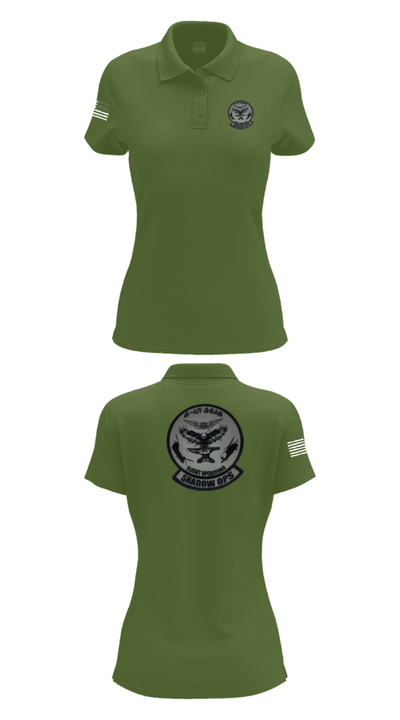 Iron Eagle Shadow Ops 36394126 Women's Short Sleeve Performance Polo  - 55