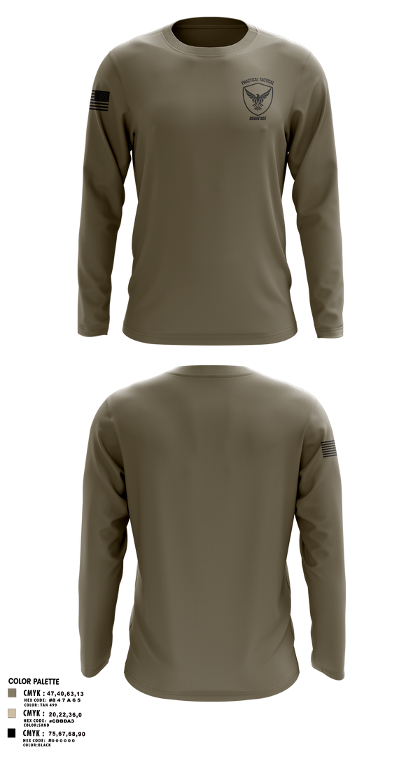 Long Sleeve Performance Shirt, Practical Tactical Advantage, , Teamtime, Team time, sublimation, custom sports apparel, team uniforms, spirit wear, spiritwear, sports uniforms, custom shirts, team store, custom team store, fundraiser sports, apparel fundraiser