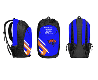 Gear Bag, Northeast Middle School Softball, Softball, Teamtime, Team time, sublimation, custom sports apparel, team uniforms, spirit wear, spiritwear, sports uniforms, custom shirts, team store, custom team store, fundraiser sports, apparel fundraiser