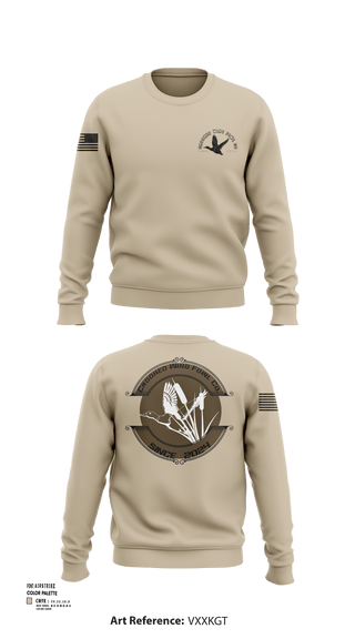 Crew Neck Sweatshirt, Crooked Wing Fowl Co., , Teamtime, Team time, sublimation, custom sports apparel, team uniforms, spirit wear, spiritwear, sports uniforms, custom shirts, team store, custom team store, fundraiser sports, apparel fundraiser