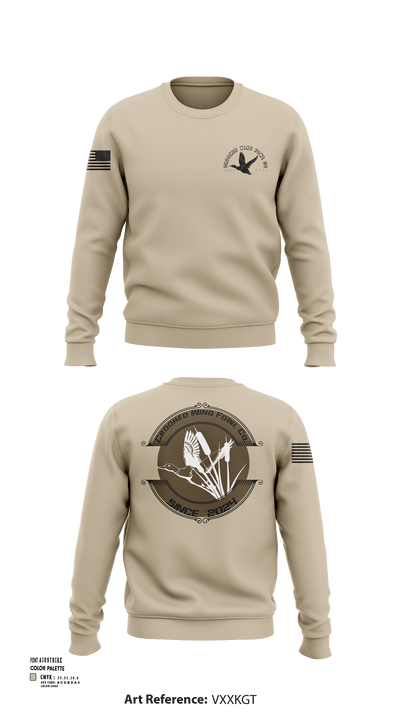 Crooked Wing Fowl Co. 60140412 Crew Neck Sweatshirt - 103 (1)