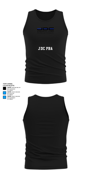 Tank Top, JDC PBA, Police, Teamtime, Team time, sublimation, custom sports apparel, team uniforms, spirit wear, spiritwear, sports uniforms, custom shirts, team store, custom team store, fundraiser sports, apparel fundraiser