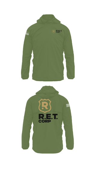 Windbreaker, RET CORP, Police, Teamtime, Team time, sublimation, custom sports apparel, team uniforms, spirit wear, spiritwear, sports uniforms, custom shirts, team store, custom team store, fundraiser sports, apparel fundraiser