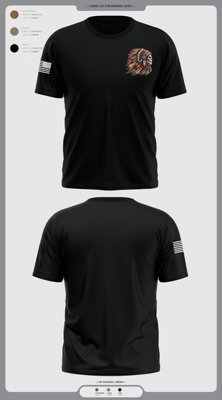 Short Sleeve Performance Shirt, Comanche Squad, Army, Teamtime, Team time, sublimation, custom sports apparel, team uniforms, spirit wear, spiritwear, sports uniforms, custom shirts, team store, custom team store, fundraiser sports, apparel fundraiser
