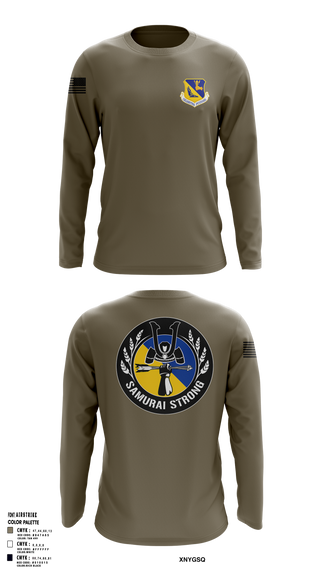 Long Sleeve Performance Shirt, 374 Airlift Wing, Air Force, Teamtime, Team time, sublimation, custom sports apparel, team uniforms, spirit wear, spiritwear, sports uniforms, custom shirts, team store, custom team store, fundraiser sports, apparel fundraiser