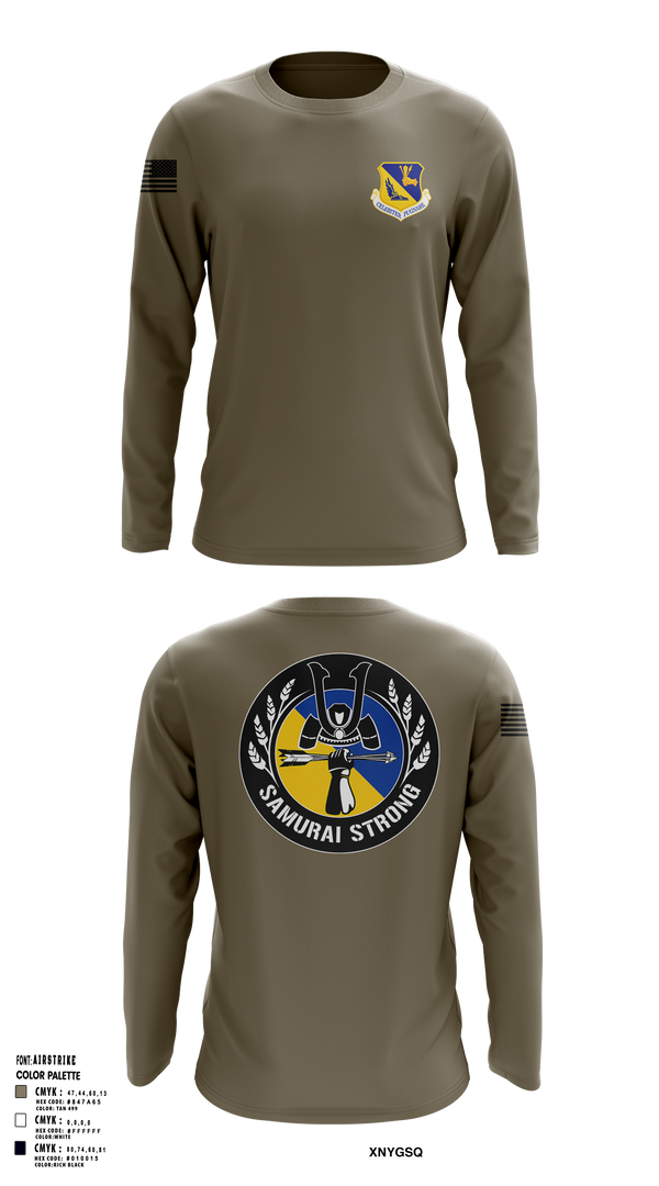 Long Sleeve Performance Shirt, 374 Airlift Wing, Air Force, Teamtime, Team time, sublimation, custom sports apparel, team uniforms, spirit wear, spiritwear, sports uniforms, custom shirts, team store, custom team store, fundraiser sports, apparel fundraiser