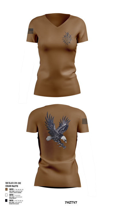Delta 621785 Women's Short Sleeve V-neck Shirt - 101