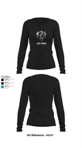 18th Air Support Operations Group 80875786 Women's Long Sleeve V-neck Shirt - 22