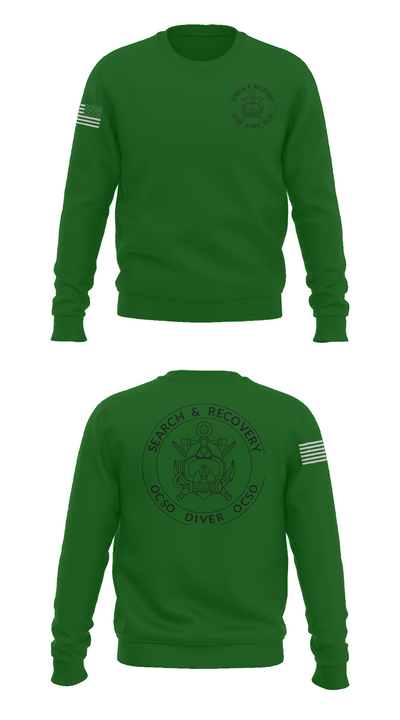 Underwater Search & Recovery Team 25630858 Crew Neck Sweatshirt - 5