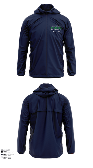 Windbreaker, Maywood Center for Enriched Studies Football, , Teamtime, Team time, sublimation, custom sports apparel, team uniforms, spirit wear, spiritwear, sports uniforms, custom shirts, team store, custom team store, fundraiser sports, apparel fundraiser