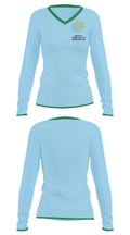 Southern University A & M College Softball 4385034 Women's Long Sleeve V-neck Shirt - 32